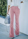 Selena™ Stretchy Corduroy Flare Pants - Wavess - 5